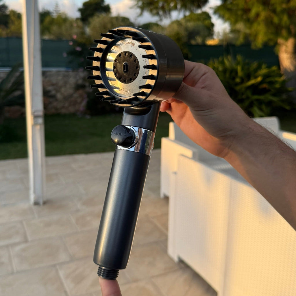 Doccia con filtro e 3 modalità | Doccia a risparmio idrico | WasserLux
