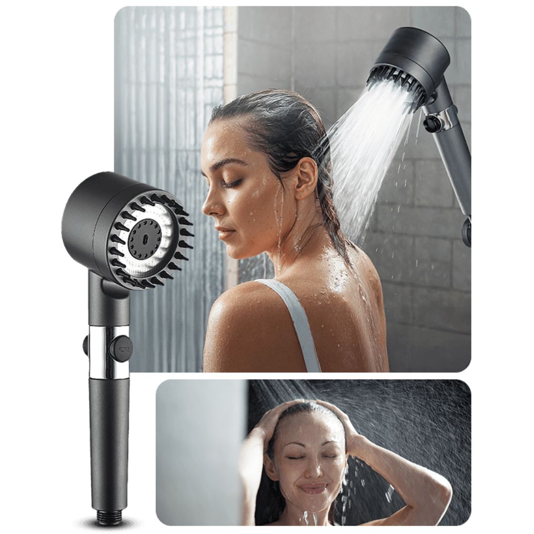 Doccia con filtro e 3 modalità | Doccia a risparmio idrico | WasserLux