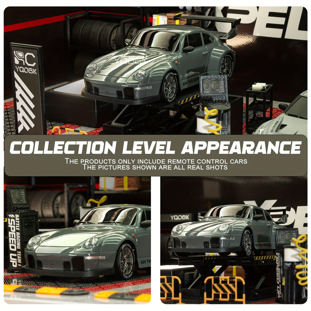 Ultimate 1:24 RC Driftcar con ruote LED – Giocattolo da corsa ricaricabile 4WD