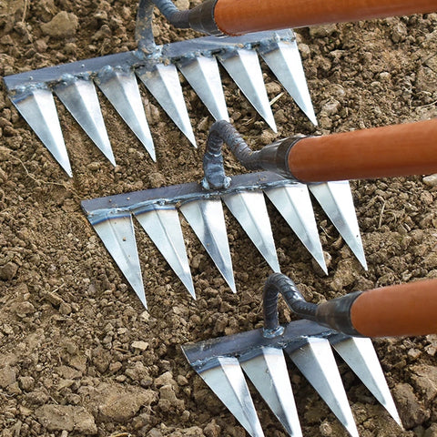 Rastrello per diserbo | Rastrello da giardino robusto | WurzelKraft