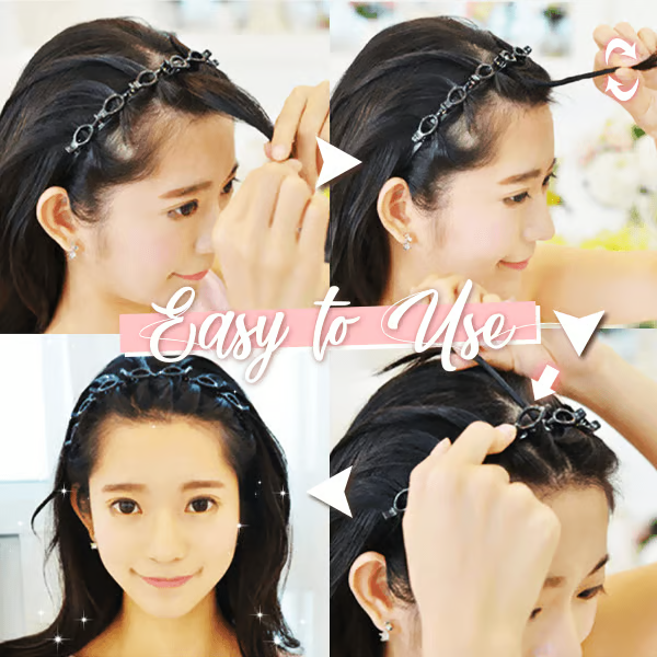 BangiTwist – Clip per capelli a doppio pony
