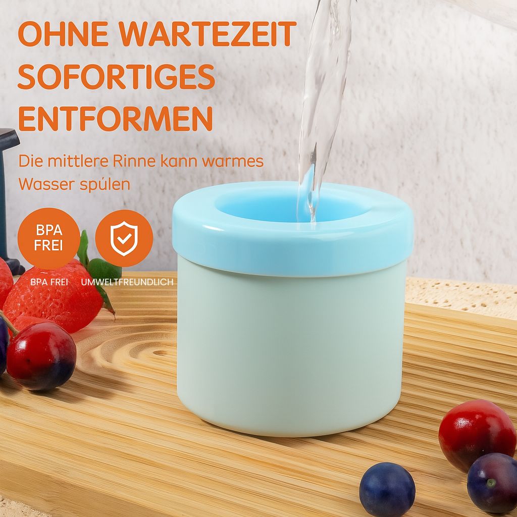Cubetti di ghiaccio in silicone | Stampo per cubetti di ghiaccio riutilizzabile | EisKlar