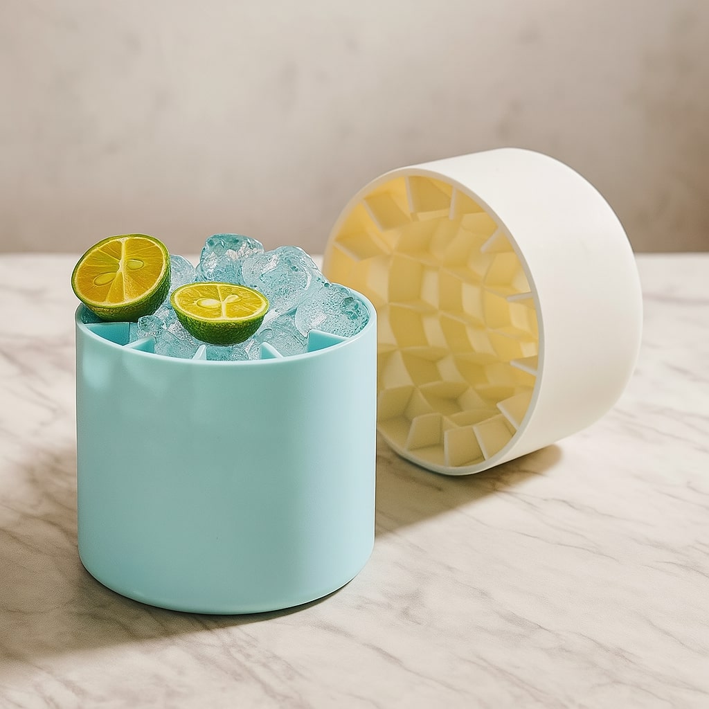 Cubetti di ghiaccio in silicone | Stampo per cubetti di ghiaccio riutilizzabile | EisKlar