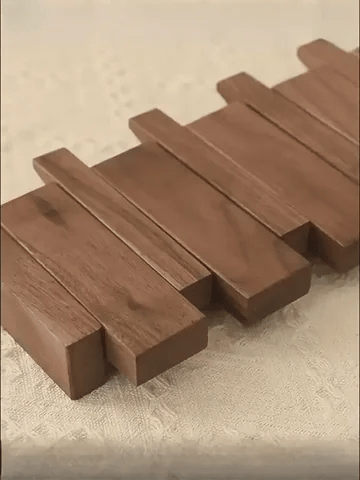 Kaeluo Appendiabiti in Legno da Parete con Tema Pianoforte per Cappelli e Sciarpe
