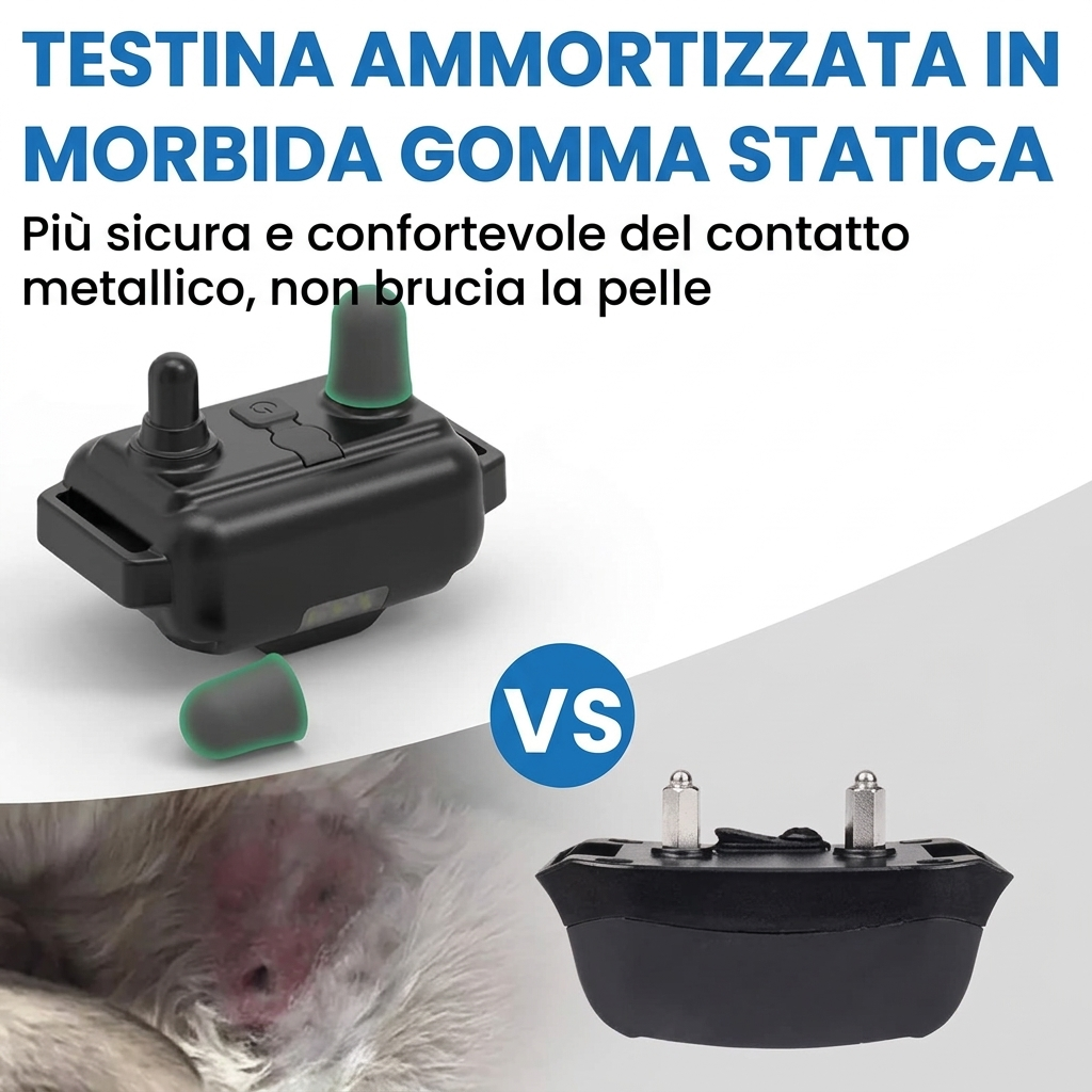 Collare Addestramento Cani Telecomando Regolabile Impermeabile
