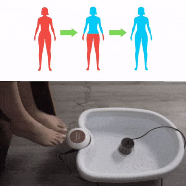 VitaPulse Spa Ionico per Piedi a Casa per il Ringiovanimento Quotidiano