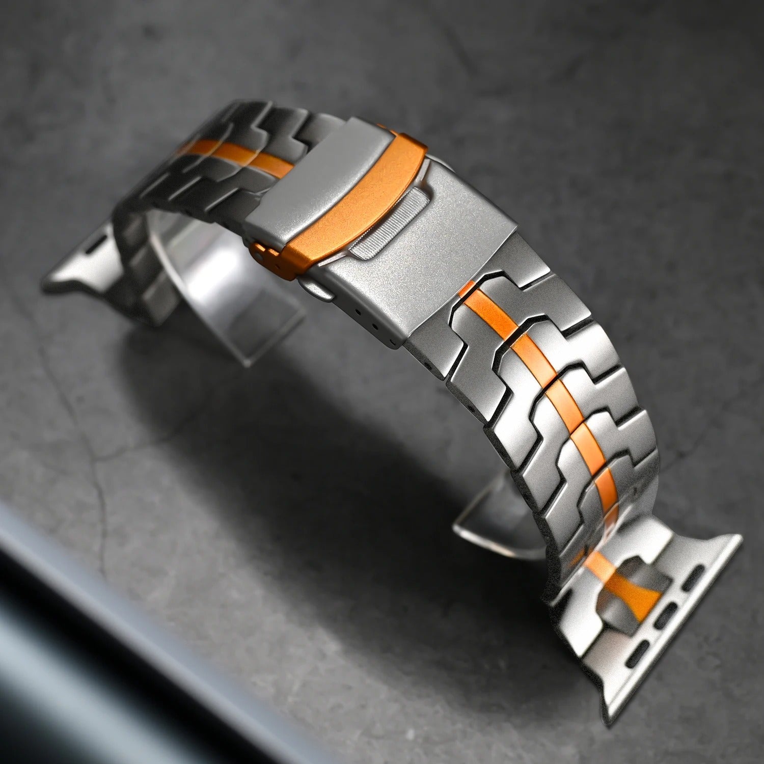 Bracciale in Titanio per Apple Watch Veralis con Chiusura Ipoallergenica