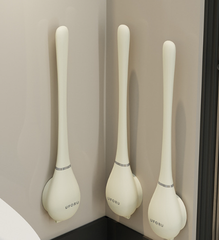 Spazzola per WC in silicone flessibile moderna