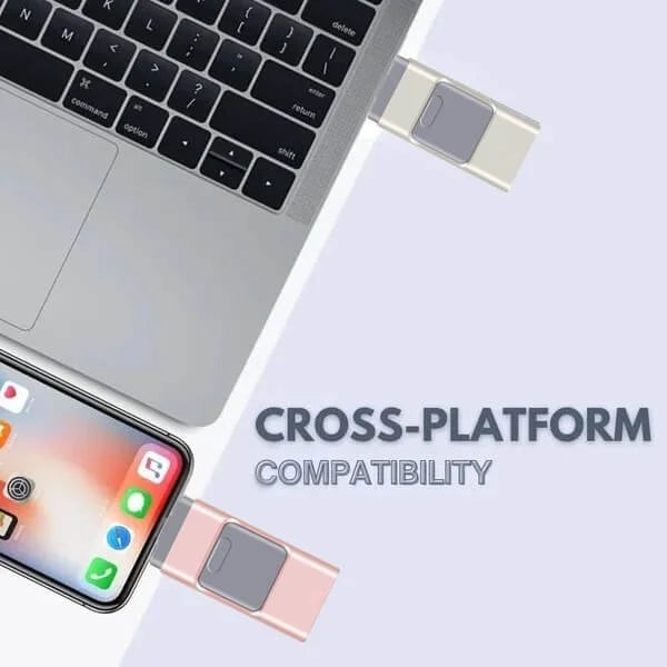 Sandsberg | Chiavetta USB 4-in-1 | Memoria ad alta velocità con connessione multipla