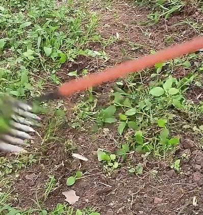 Rastrello per diserbo | Rastrello da giardino robusto | WurzelKraft