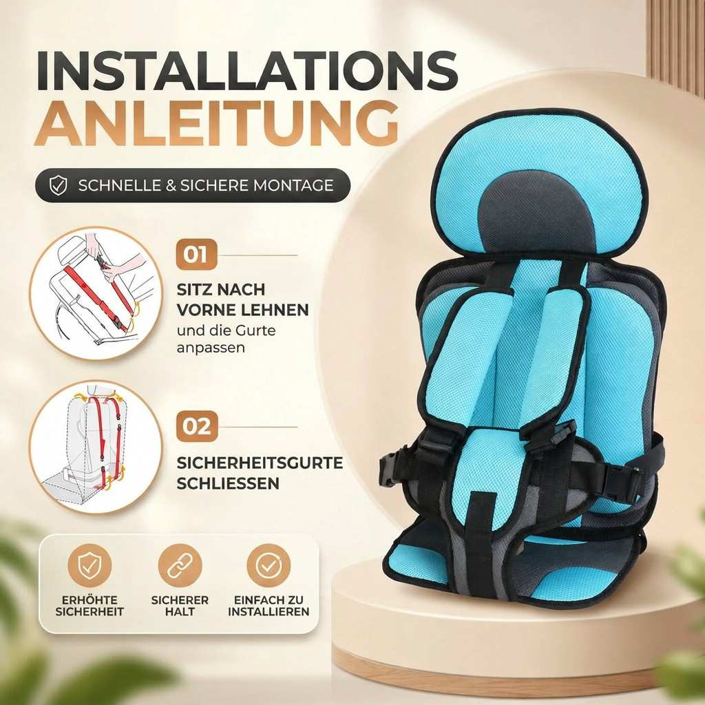 Seggiolino per bambini pieghevole per auto | Faltwacht