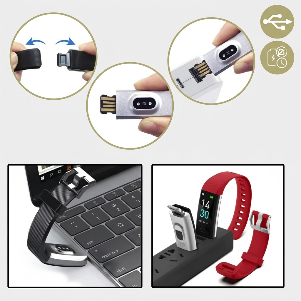Smartwatch per Anziani con Cardiofrequenzimetro Facile da Usare Braccialetto Fitness Semplice