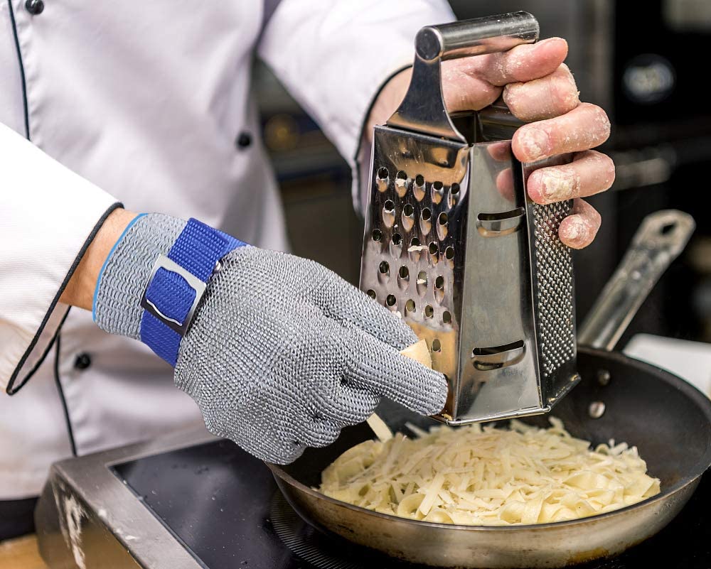 Brehn | Guanto in rete metallica in acciaio inox di qualità alimentare