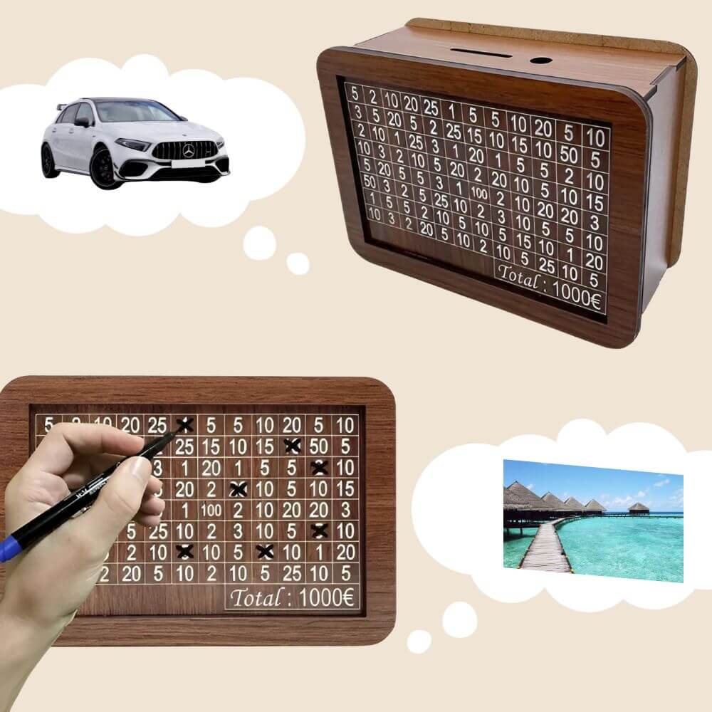 WealthBox - Salvadanaio in legno