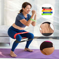 Set di 5 bande elastiche fino a 25 kg | Bande di resistenza per casa | Elastici sportivi | Bandix