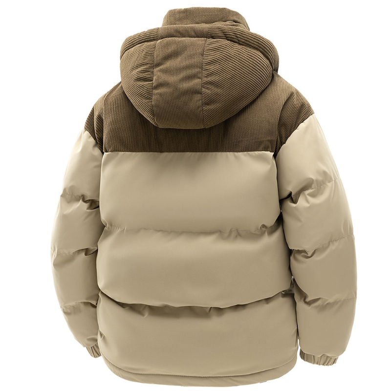 Giacca Invernale Uomo | Giacca Imbottita con Cappuccio | Calda e Antivento