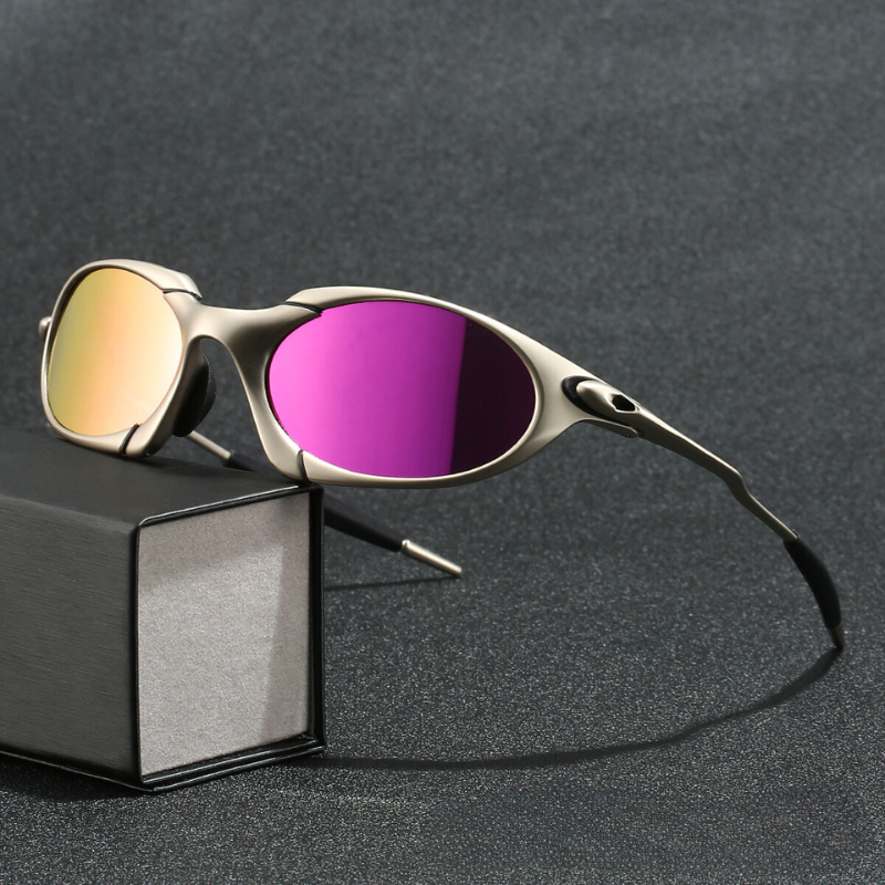 Occhiali da Sole Polarizzati da Uomo – Protezione UV con Montatura Leggera in Metallo