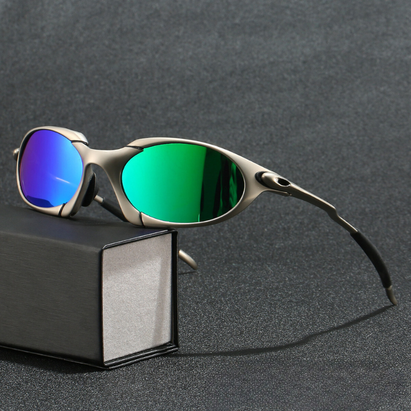 Occhiali da Sole Polarizzati da Uomo – Protezione UV con Montatura Leggera in Metallo