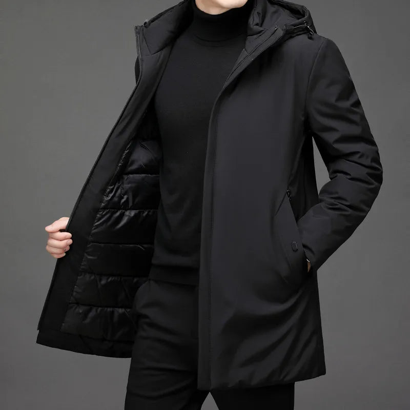 Giacca invernale da uomo | Impermeabile & Calda | Design senza tempo & Vestibilità Comoda