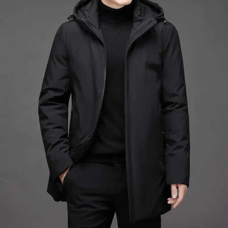 Giacca invernale da uomo | Impermeabile & Calda | Design senza tempo & Vestibilità Comoda