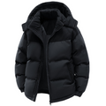 Giacca Invernale Uomo | Giacca Imbottita con Cappuccio | Calda e Antivento