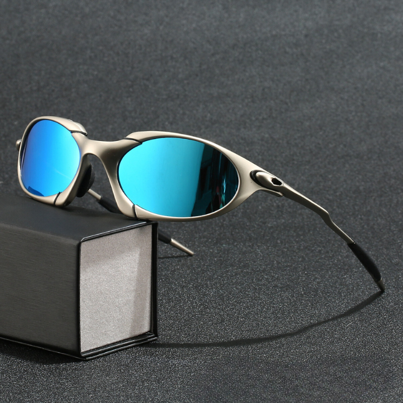 Occhiali da Sole Polarizzati da Uomo – Protezione UV con Montatura Leggera in Metallo