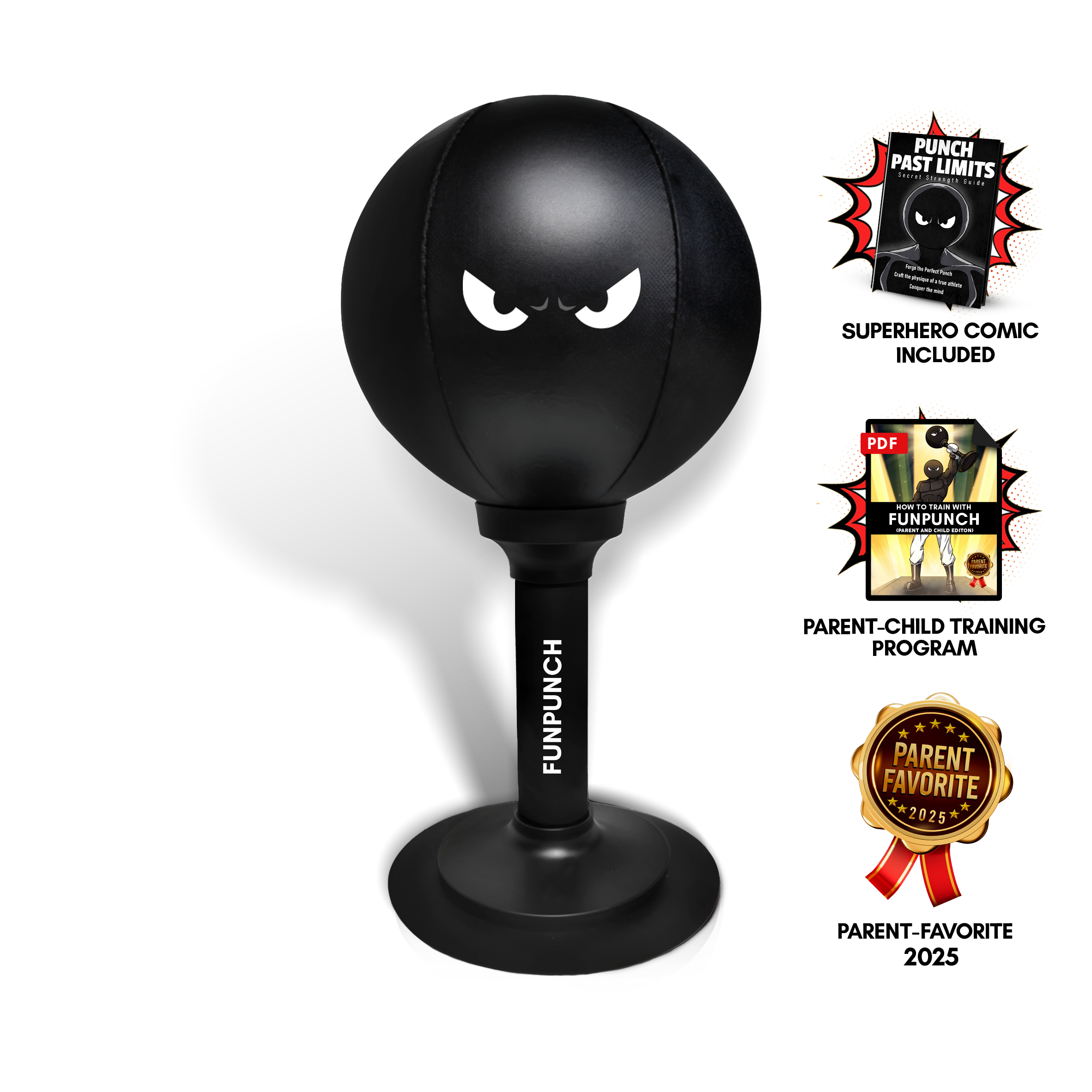 FunPunch R-Rage Punching Ball Edizione Bambini Per Gioco Energetico