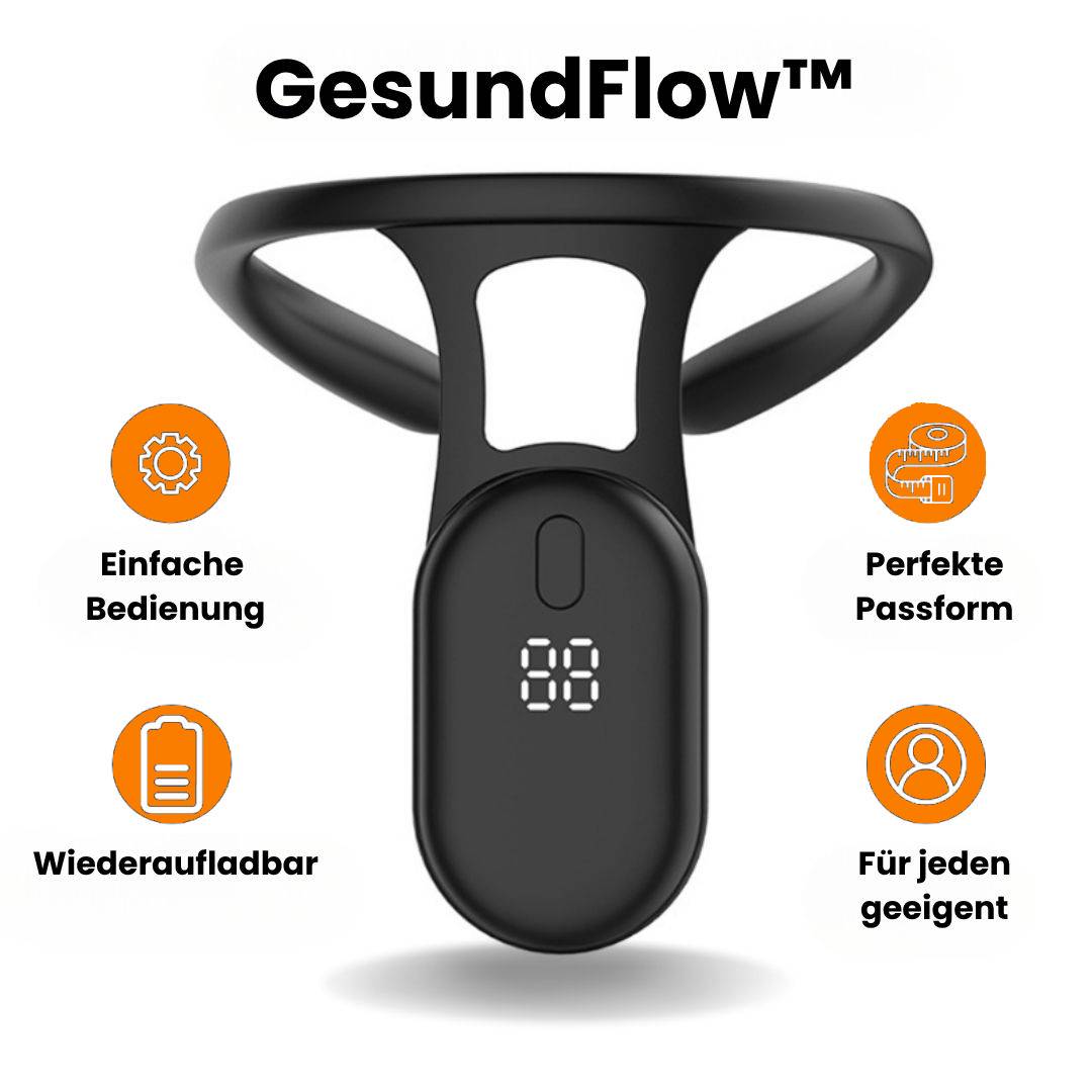 Dispositivo ad ultrasuoni per casa | Massaggio ad ultrasuoni per benessere e relax | GesundFlow