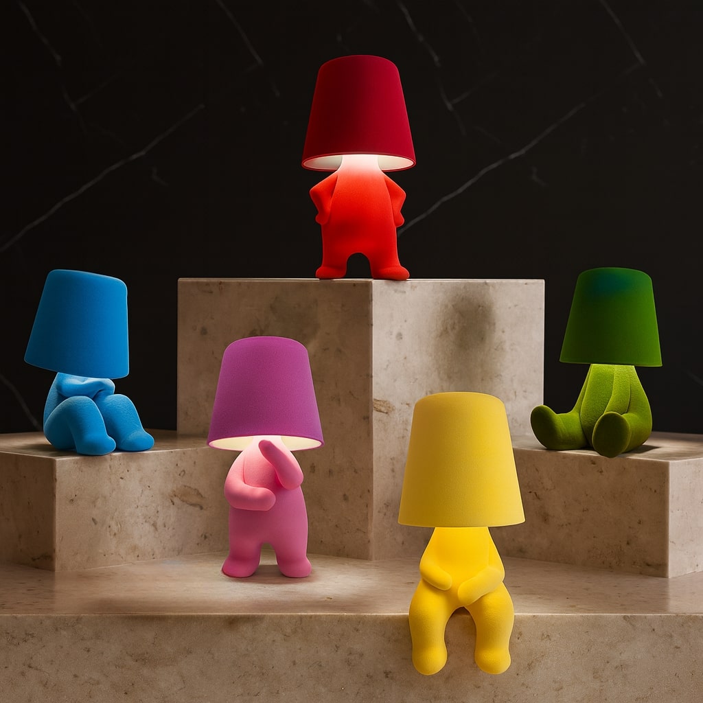 Lampada da tavolo per bambini | Lampada moderna | Lampada da notte | GlowFigur