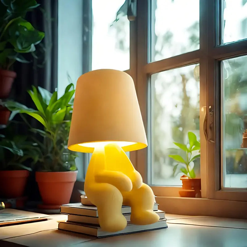 Lampada da tavolo per bambini | Lampada moderna | Lampada da notte | GlowFigur