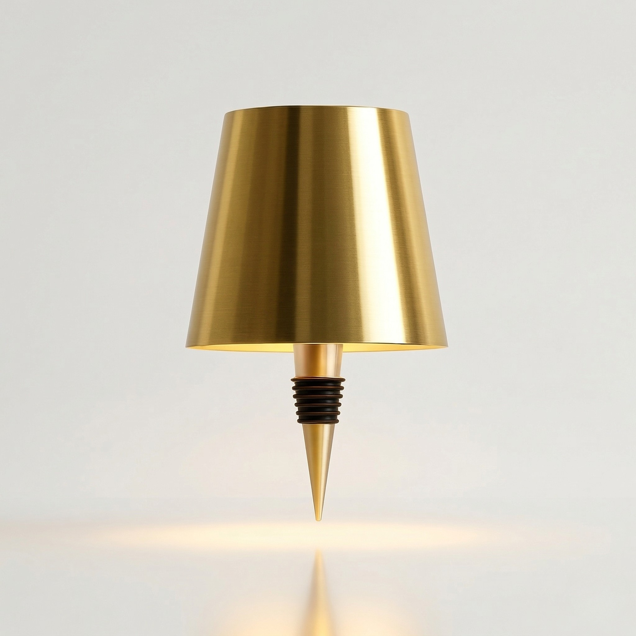 Lampada Bottiglia LED Senza Fili Ricaricabile Luce Tavolo