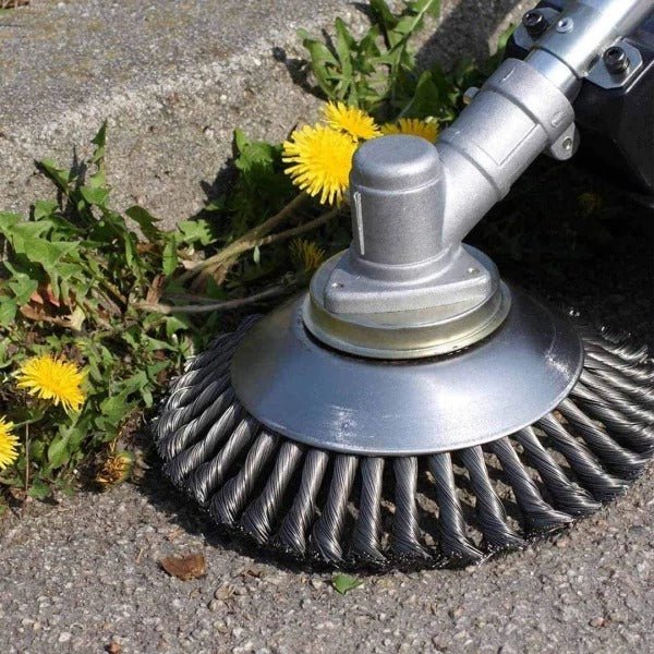 TurboTrimmer™️ Spazzola per erbacce & Trimmer in acciaio al carbonio