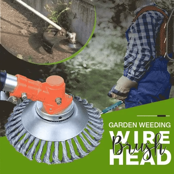 TurboTrimmer™️ Spazzola per erbacce & Trimmer in acciaio al carbonio