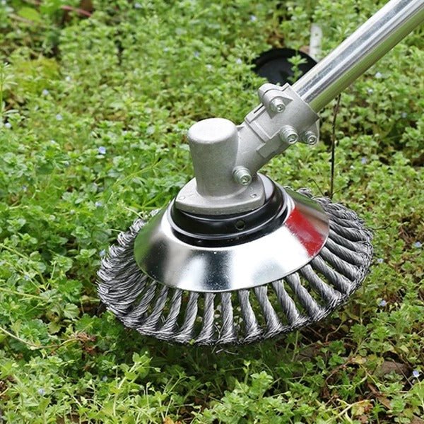 TurboTrimmer™️ Spazzola per erbacce & Trimmer in acciaio al carbonio
