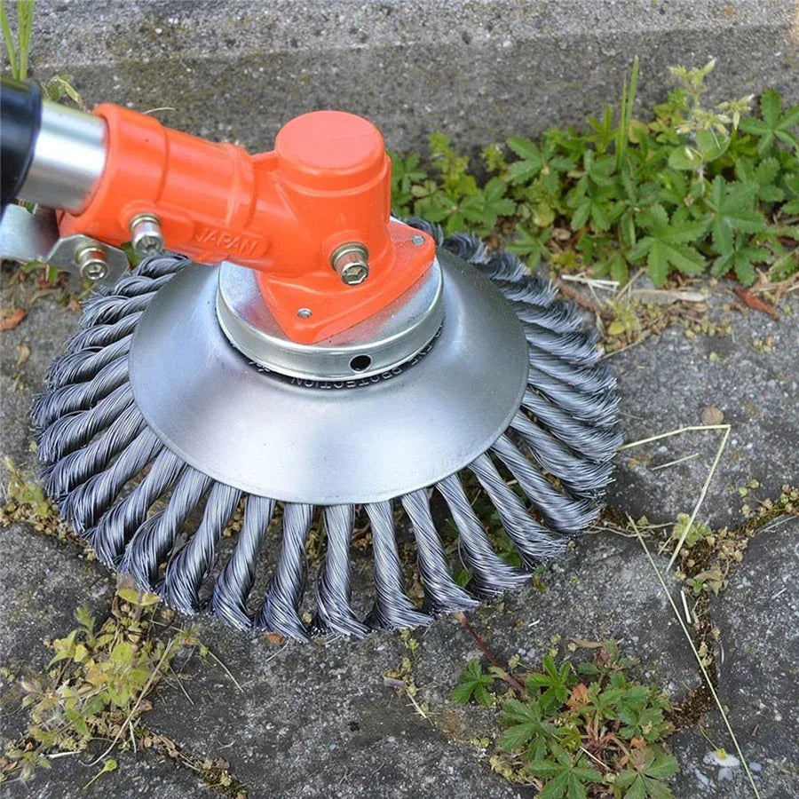 TurboTrimmer™️ Spazzola per erbacce & Trimmer in acciaio al carbonio