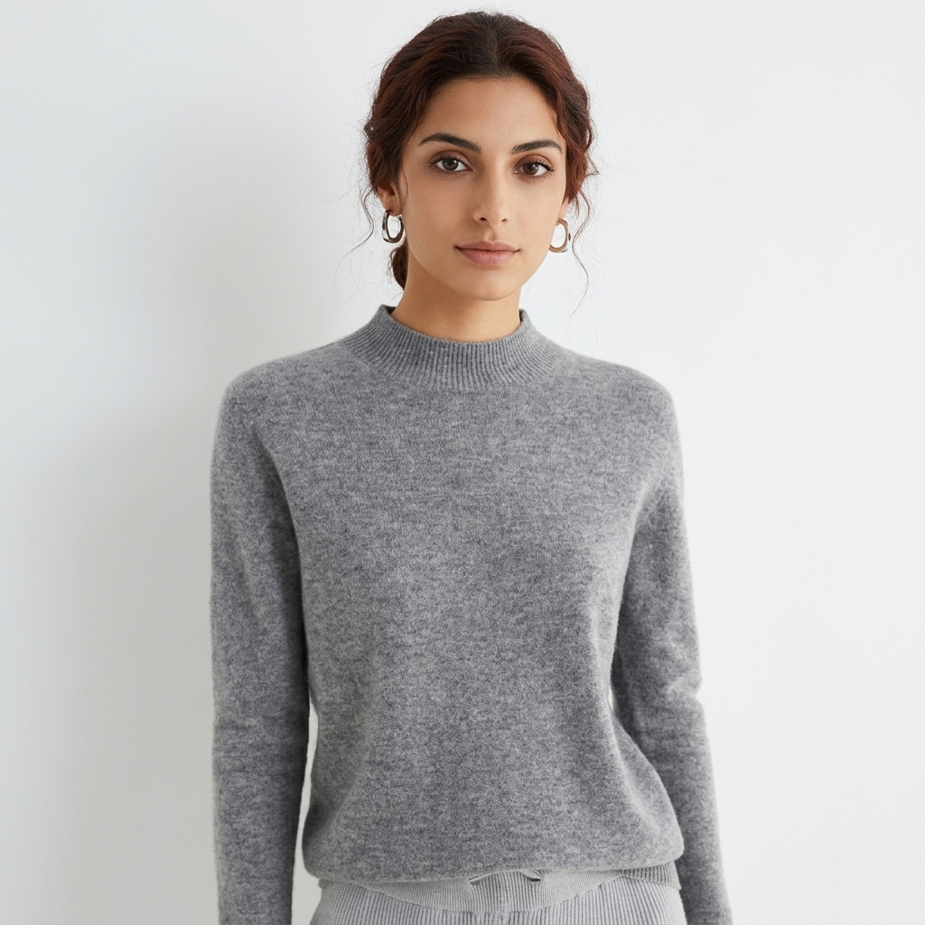 Maglione da Donna in Maglia Morbida Pullover Elegante Caldo