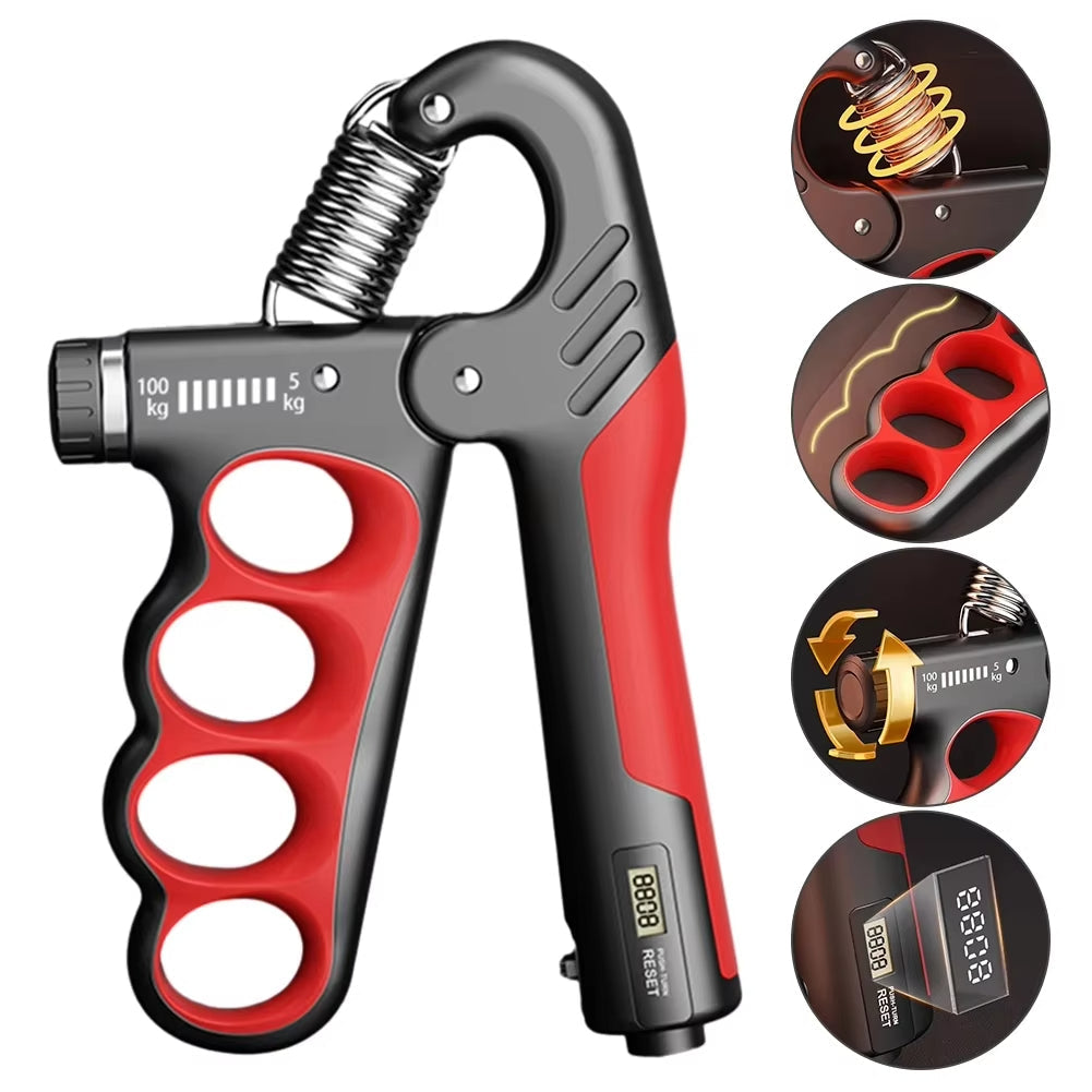 Trainer per avambracci | Trainer per le mani | Trainer di forza della presa fino a 100 kg | SteelGrip