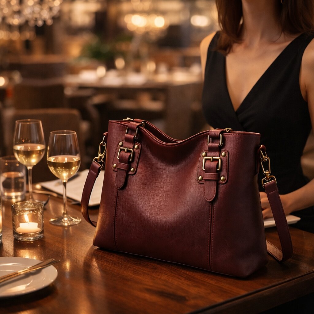 Borsa a mano per donne | Borsa a tracolla in pelle | Borsa a spalla | Lunava