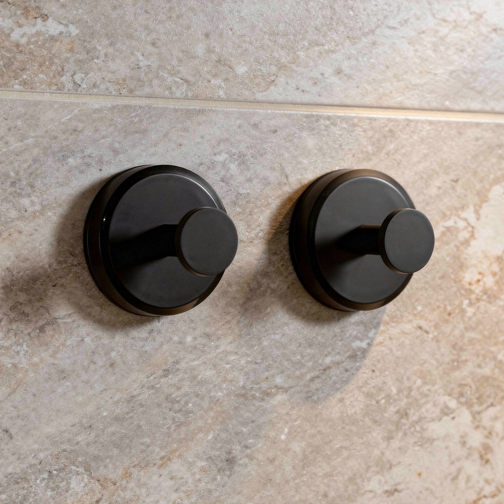 Ganci per asciugamani senza forare | Ganci con ventosa per bagno | Haltrex