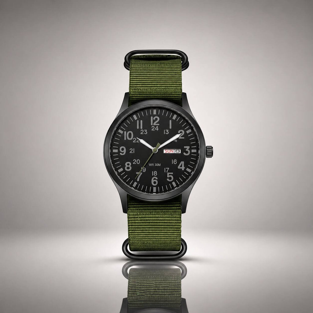 Orologio da Uomo | Orologio Outdoor con Cinturino in Nylon | Impermeabile e Antigraffio | Felswacht