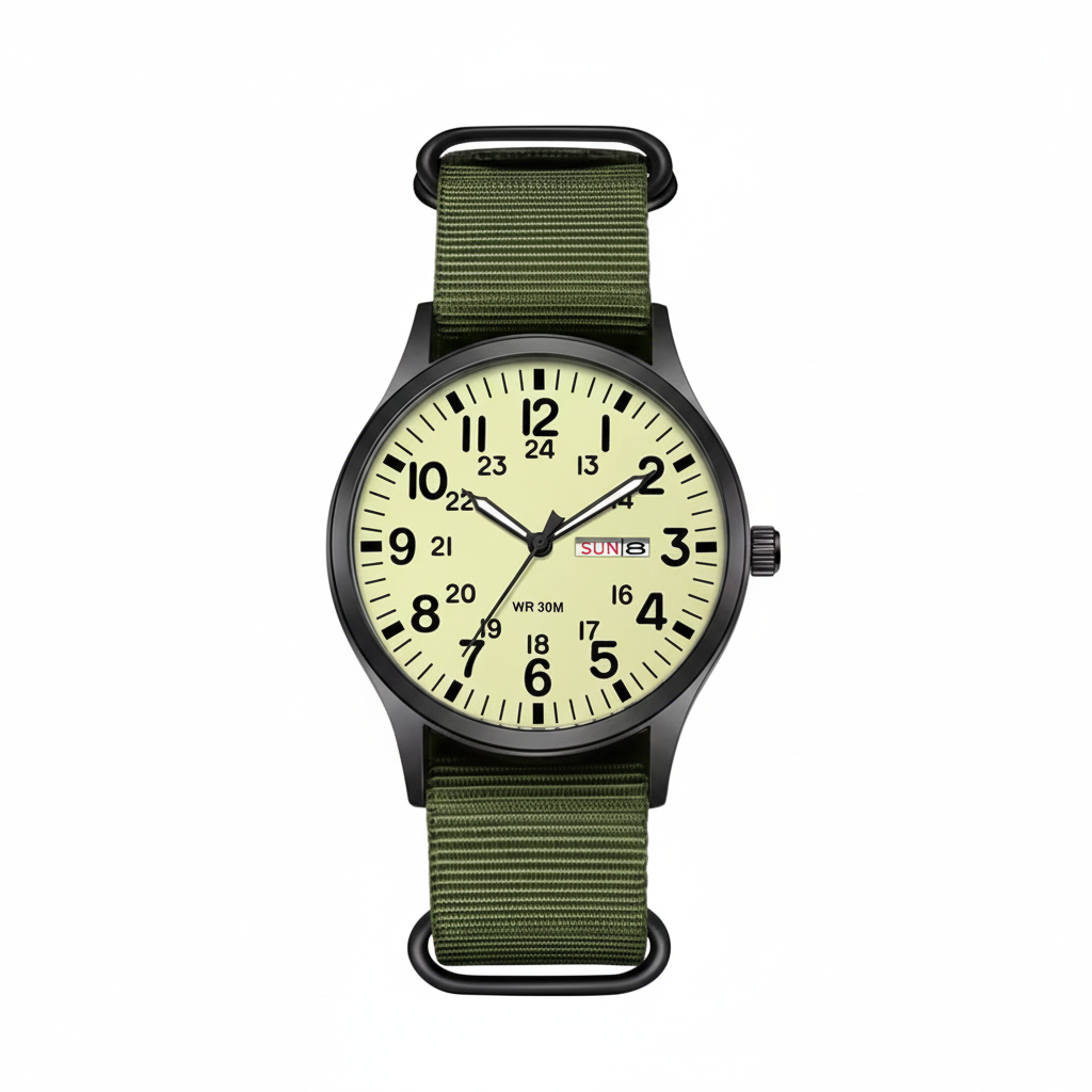 Orologio da Uomo | Orologio Outdoor con Cinturino in Nylon | Impermeabile e Antigraffio | Felswacht