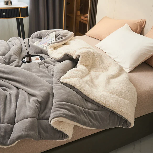 Coperta in Pile | Grande Coperta per Letto | Coperta per Soggiorno | HugLuxe