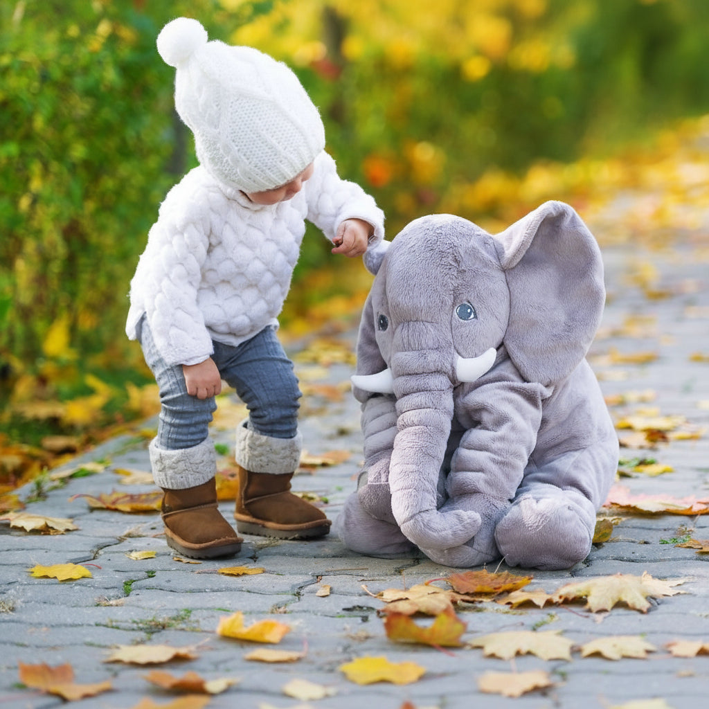 PLUSHELEPHANT – Super morbido e confortevole per momenti di coccole