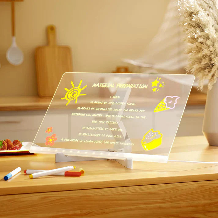 Giocattolo per bambini | Tavoletta LED e tavolo da disegno | IllumiSchreib