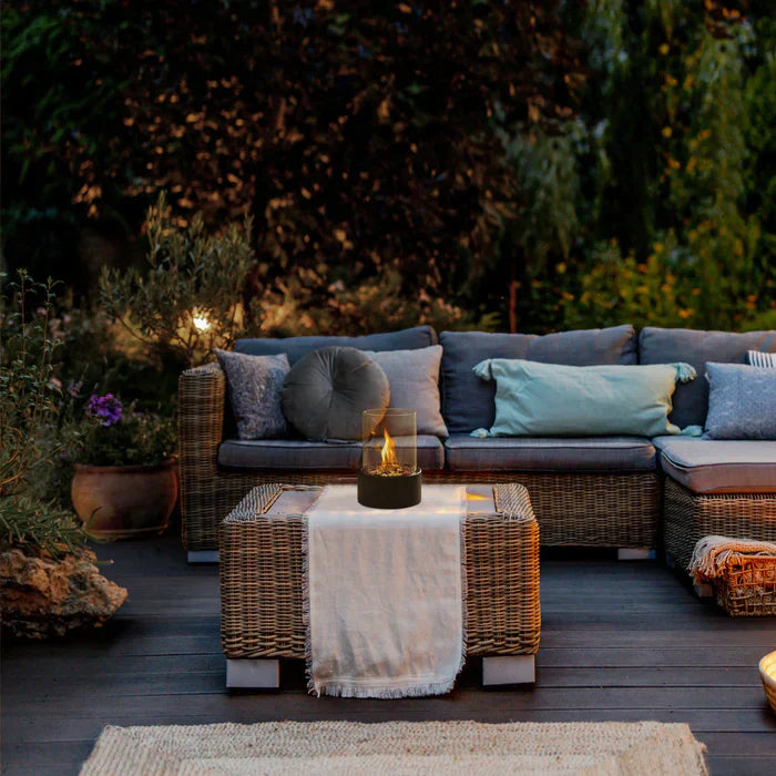 Focolare da Tavolo GlowLuxe – Lanternina Elegante per la Vostra Casa