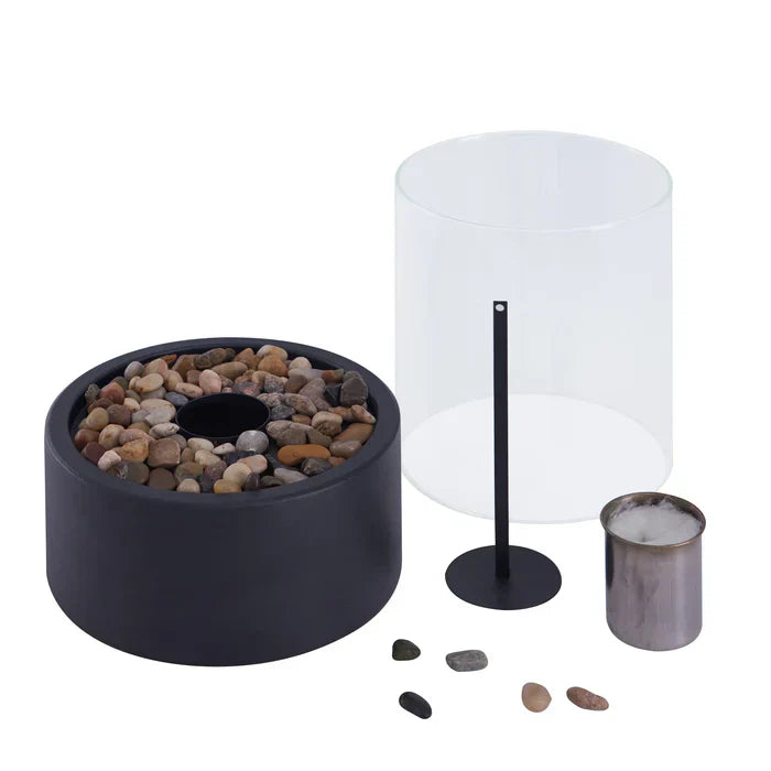 Focolare da Tavolo GlowLuxe – Lanternina Elegante per la Vostra Casa
