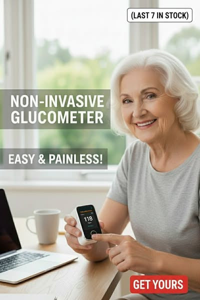 Monitor Glucosio nel Sangue Non Invasivo — Lettura in 5 Secondi | - 99% di Precisione 8-1