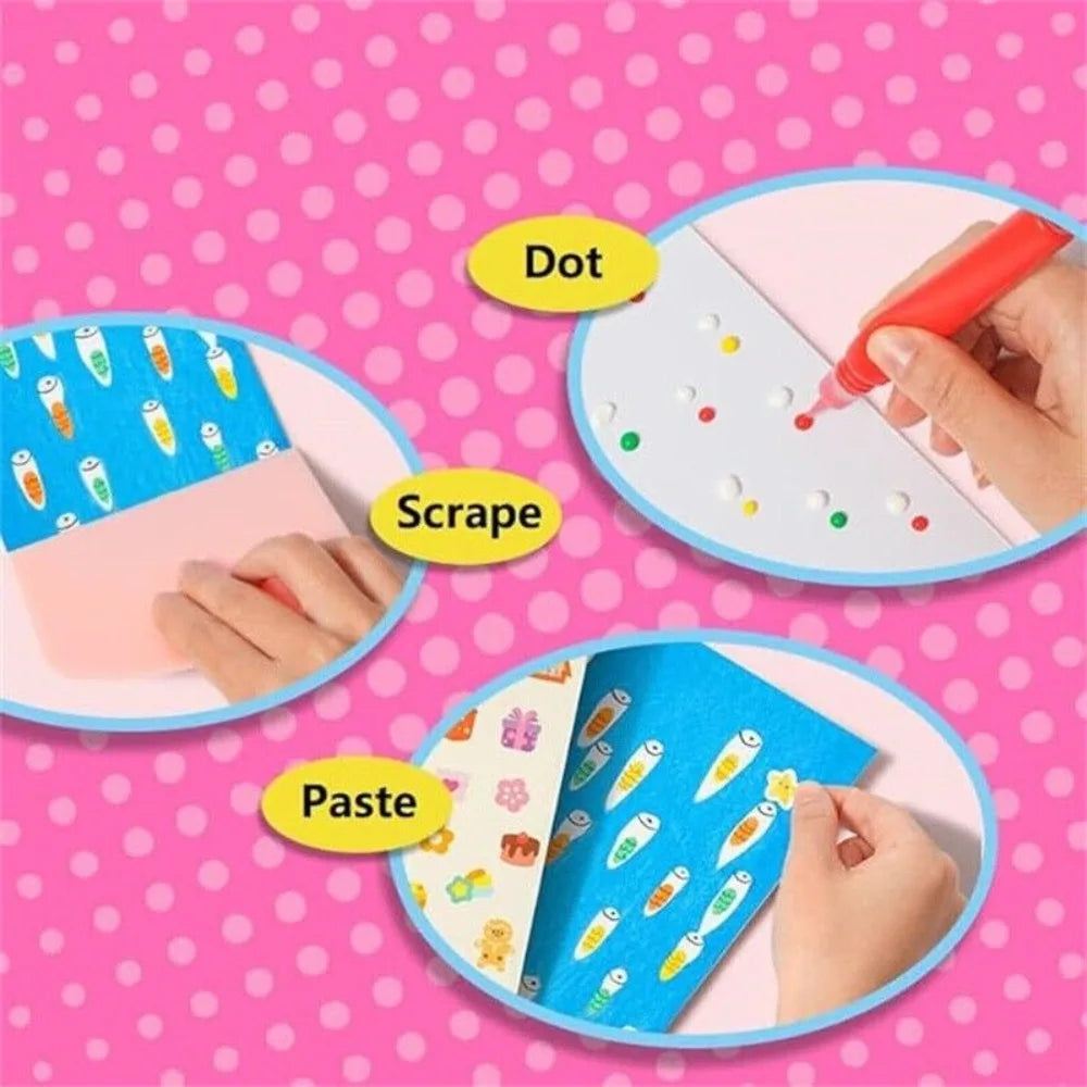 Kit di Arte Arcobaleno Divertente per Bambini