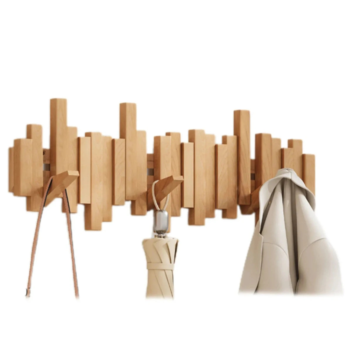 Piano Appendiabiti | Noce o Faggio per Giacche