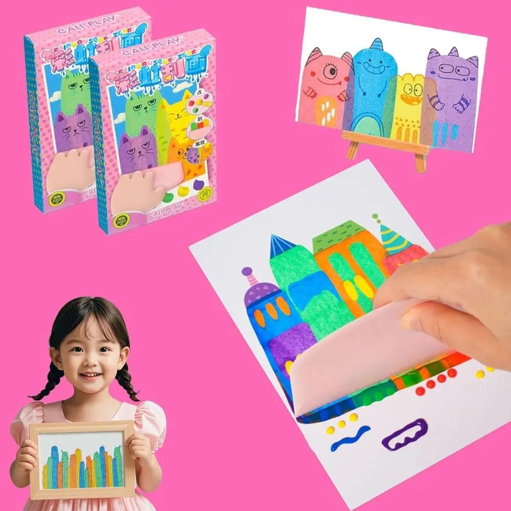Kit di Arte Arcobaleno Divertente per Bambini